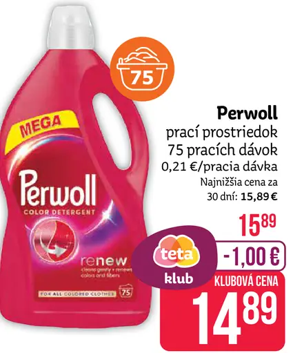 Perwoll prací prostriedok