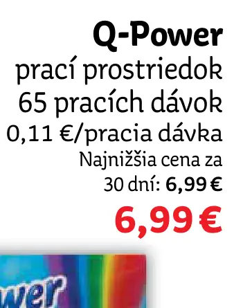 Q-Power obrúsky proti zafarbeniu