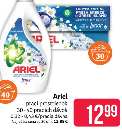 Ariel prací prostriedok