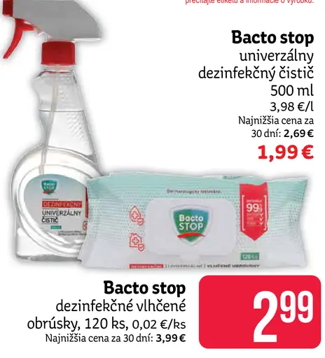 Bacto stop dezinfekčný čistič