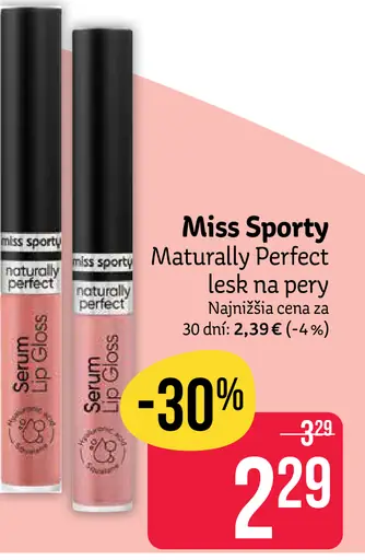 Miss Sporty Naturally Perfect lesk na pery