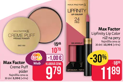 Max Factor púder Creme Puff