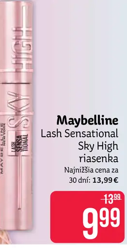 Maybelline Lash Sensational Sky High riasenka