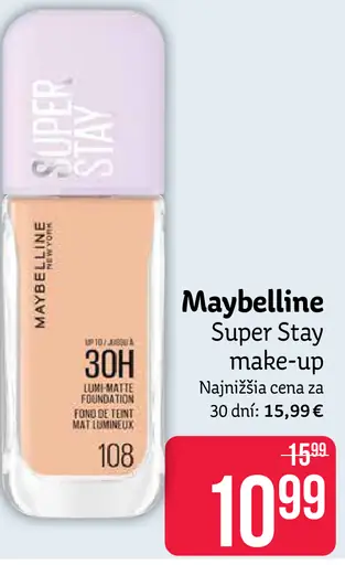 Maybelline Super Stay make-up