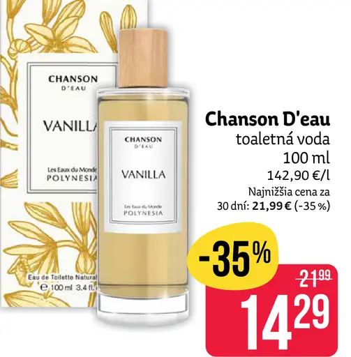 Chanson D’eau toaletná voda