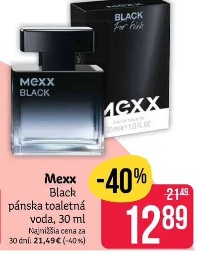 Mexx Black pánska toaletná voda