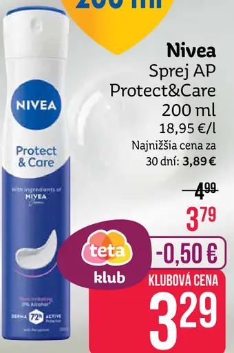 Nivea sprej AP Protect&Care