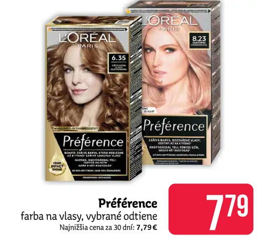 L'Oreal Préférence farba na vlasy