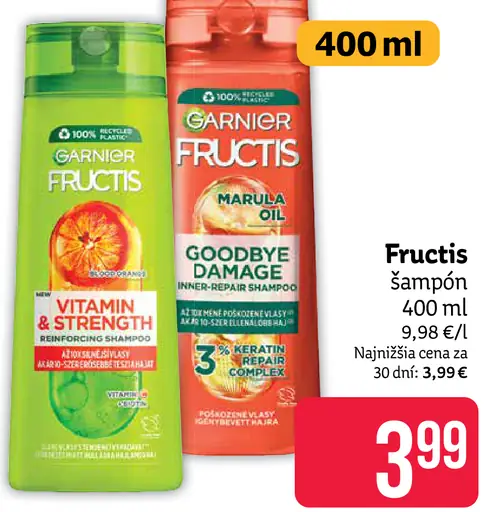 Garnier Fructis Šampón