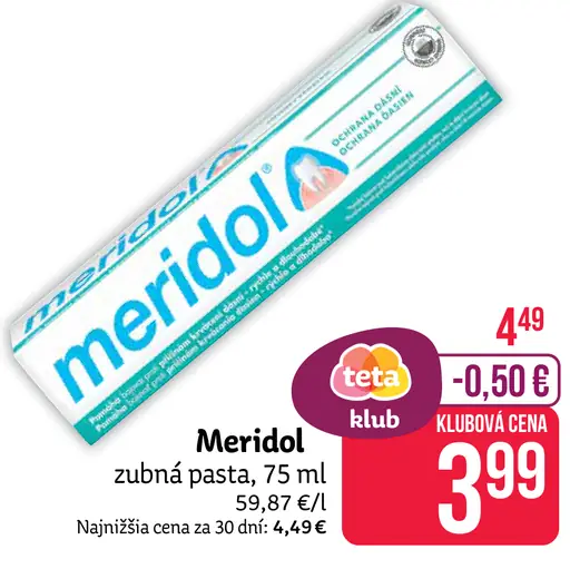 Meridol zubná pasta