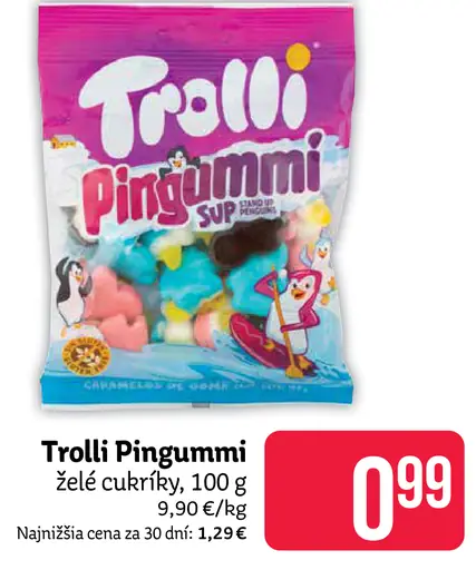 Trolli Pingummi želé cukríky