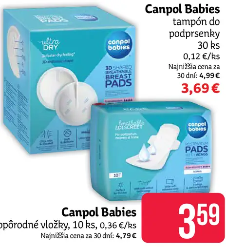 Canpol Babies tampóny do podprsenky