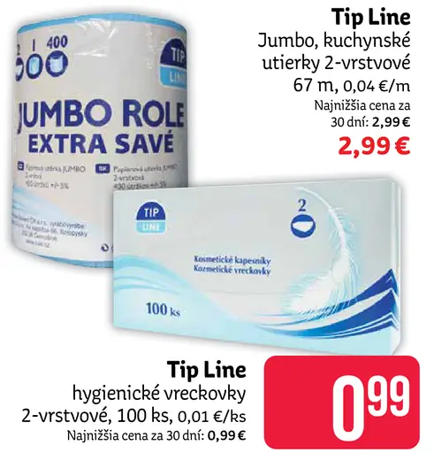Tip Line Jumbo kuchynské utierky