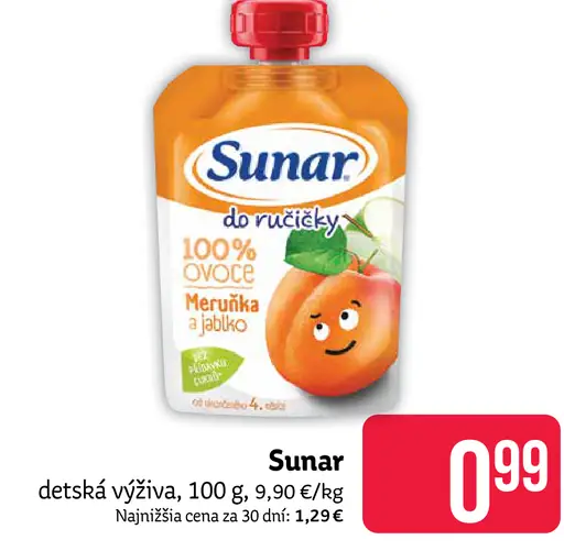 Sunar do ručičky ovocná kapsička
