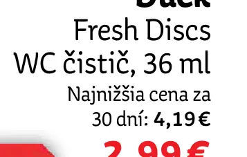 Duck Fresh Discs WC čistič