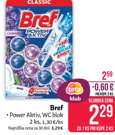 Bref Power Aktiv WC blok