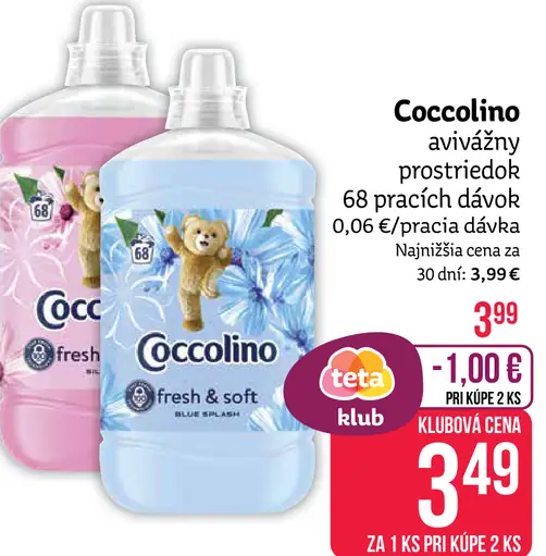 Coccolino avivážny prostriedok