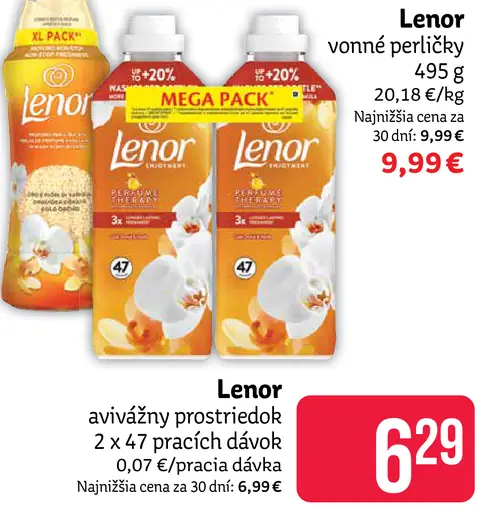 Lenor vonné perličky