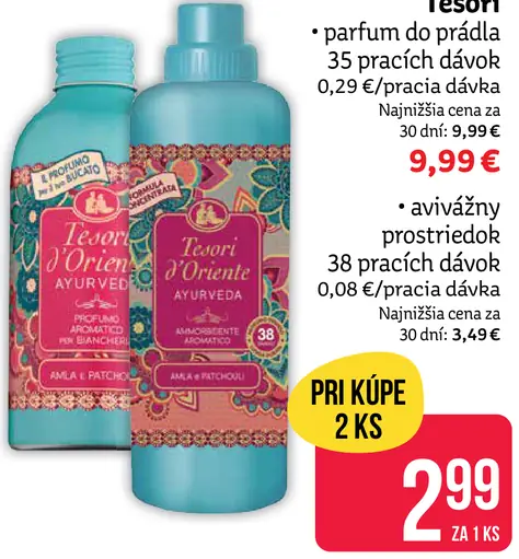 Tesori parfum do prádu