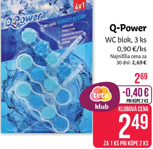Q-Power WC blok