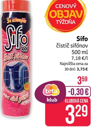Sifo čistič sifónov