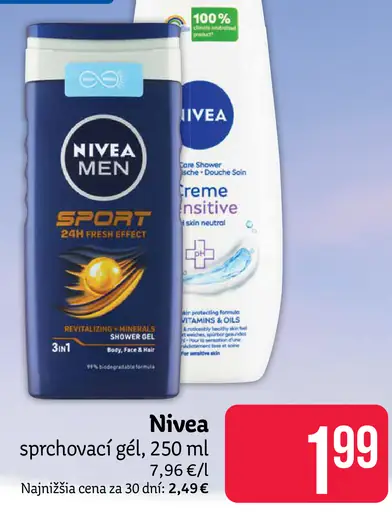 Nivea sprchový gél