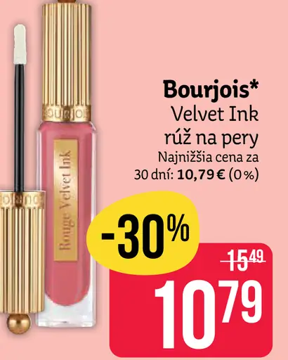 Bourjois Velvet Ink rúž
