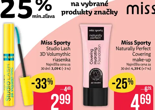 Miss Sporty Naturally Perfect make-up na pleť