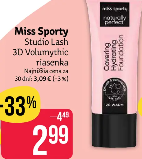 Miss Sporty Studio Lash 3D Volumythic riasenka
