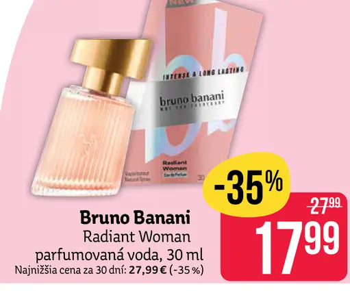 Bruno Banani Radiant Woman parfumovaná voda
