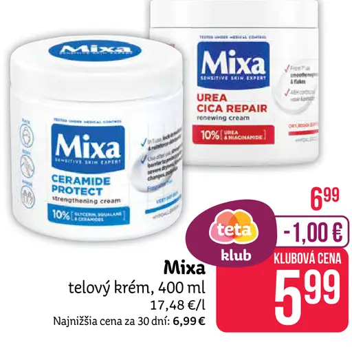 Mixa telový krém