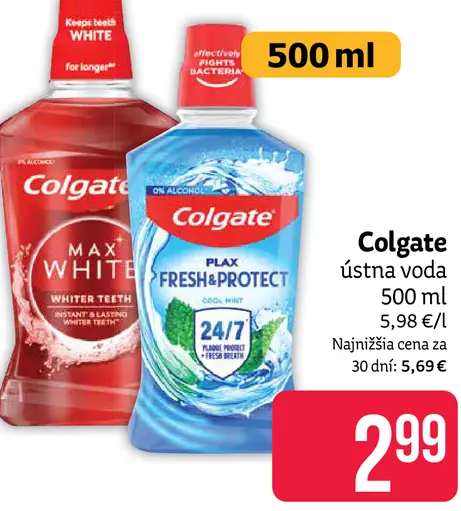 Colgate ústna voda