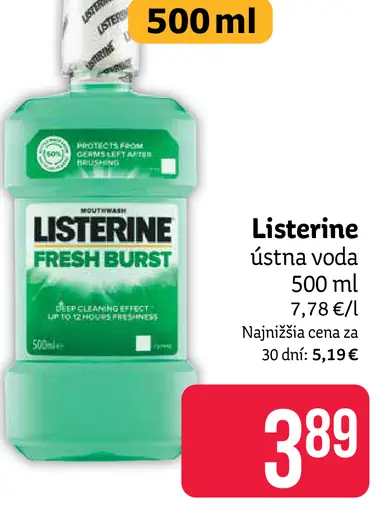 Listerine ústna voda