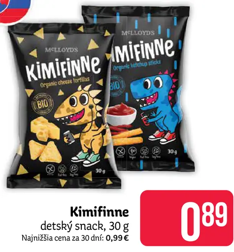 Kimifinne detský snack
