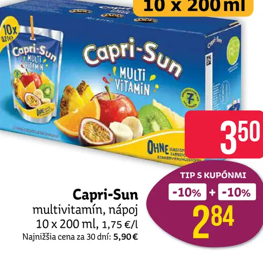 Capri-Sun multivitamínový nápoj