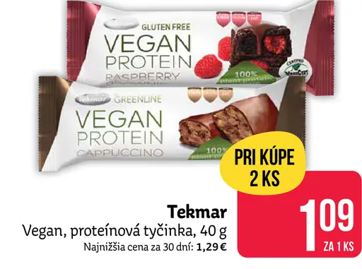 TEKMAR Vegan protein tyčinka