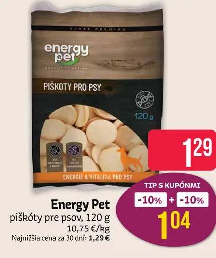 Energy Pet piškóty pre psy