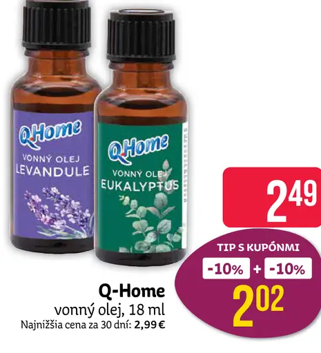 Q-Home vonný olej levanduľa