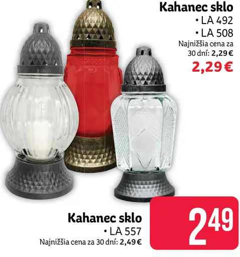 Kahanec sklo LA 557