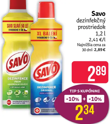 Savo dezinfekčný prostriedok