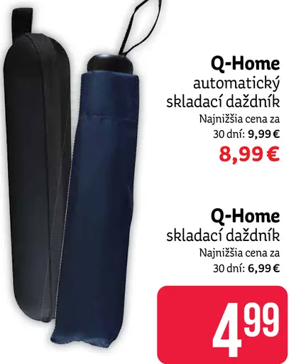 Q-Home automatický skladací dáždnik