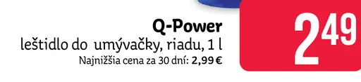 Q-Power leštidlo do umývačky