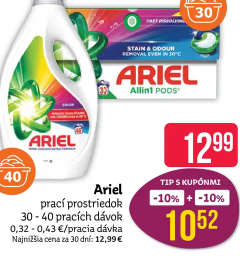 Ariel prací prostriedok Allin1 PODS