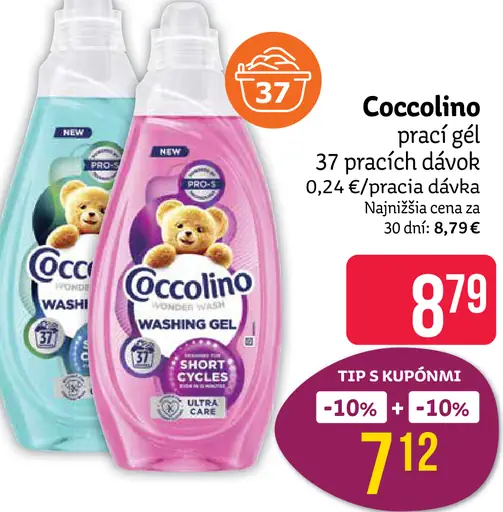 Coccolino prací prostriedok