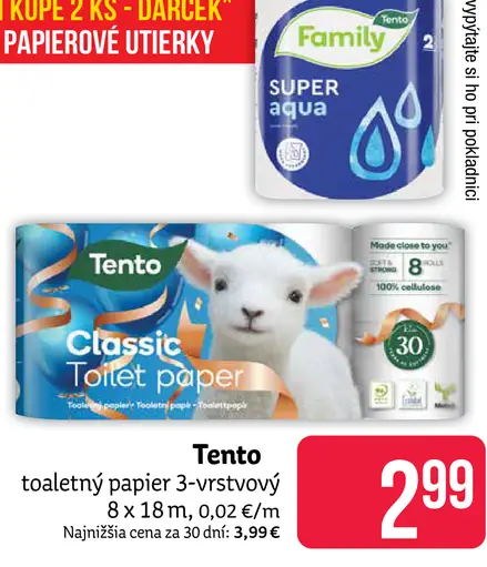 Tento toaletný papier