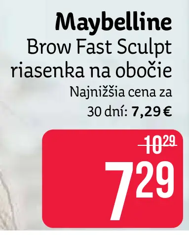 Maybelline Brow Fast Sculpt riasenka na obočie