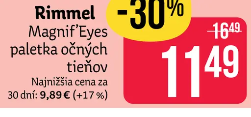 Rimmel Magnif'Eyes paletka očných tieňov