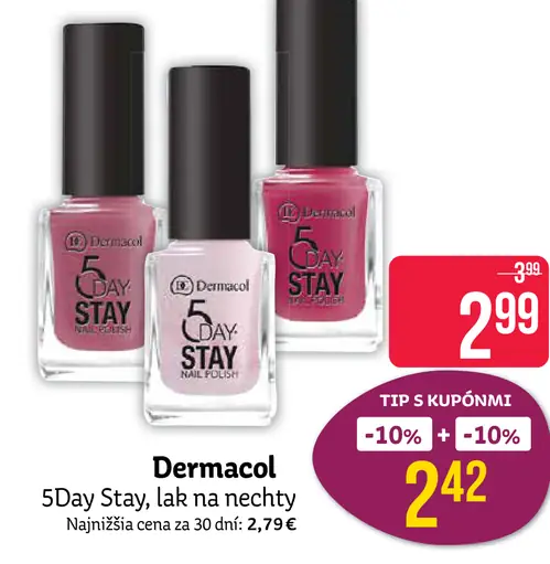 Dermacol 5 Day Stay lak na nechty