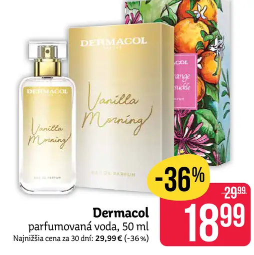Dermacol parfúmovaná voda Vanilla Mornings