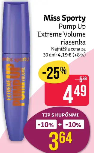 Miss Sporty Pump Up Extra Volume riasenka